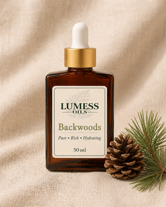 LUMESS Oils – BACKWOODS Face and Body Oil (50mL)