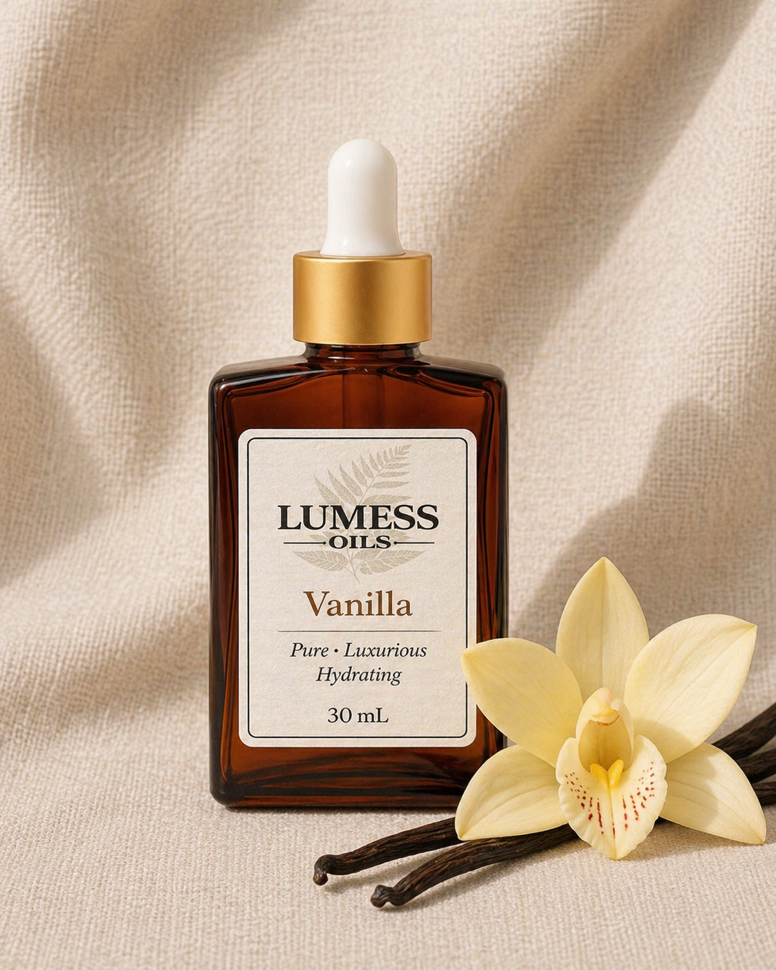 LUMESS Oils – Vanilla Hydrating Botanical Oil (30 mL)